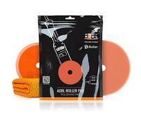 ADBL Gąbka polerska z zapięciem NA rzepy Dual Action, profesjonalna jakość, Ø 75 mm (pomarańczowy/One Step)