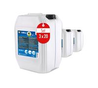 AdBlue 3 x 20 L - en Bidon de 20 L - ISO 22241-1 - Réduit les NOx | Solution d'Urée Haute Pureté ISO 22241 - Réduit les Émissions d'Oxydes d'Azote - Compatible Tous Véhicules Diesel SCR
