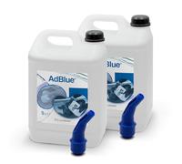 AdBlue® Additif pour Moteurs Diesel avec Bec Verseur pour la Réduction des Émissions NOx à Base d’Urée, Conforme à ISO 22241-1, 10 L (2 x 5 L)