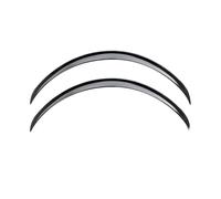 ADBXU arde-Boue Avant Lot De 2 Protège-Sourcils Universels pour Roues De Voiture, 73 Cm, Protection des Ailes Latérales Mudguard(2pcs Glossy Black)