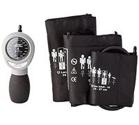 ADC Kit de L’Urgentiste à 3 Brassards - Diagnostix Multikuf 731, Sphygmomanomètre Anéroïde Palmaire Professionnel (19-50 Cm), Noir
