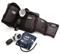 ADC Kit de L’Urgentiste à 4 Brassards - Diagnostix Multikuf 732, avec Sphygmomanomètre Anéroïde Palmaire Professionnel