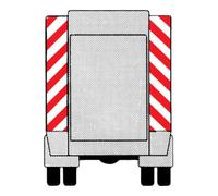 ADCO Fahrzeug-Warnmarkierung AW.1 141mm Pack d'application = 1 rouleau gauche-& Quantité:1