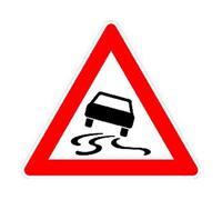 ADCO VKZ.114 Triangle 900mm Risque de projection Film RAL-Gütezeichen RA1 Quantité:1