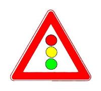 ADCO VKZ.131 Triangle 900 mm Système de signalisation lumineuse Film RA2 avec label de qualité RAL Quantité:1