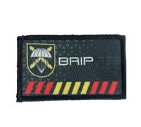 ADCSHOP - Patch emblème BRIPAC Brigade parachutiste d'Espagne en sublimation 3D couleur - Monté sur Nylon - Mesure 7 X 4.20 CM - Poids 2.80 g