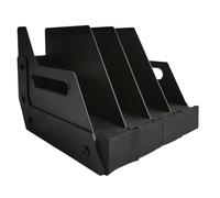 ADCSHOP Support de Type Rack pour 4 Pistolets - Arisoft - Airgun - réel - Structure en Acier revêtu, Mousse protectrice, plaques en polymère, poignées de Transport.