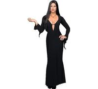 Addams Family Full Figure Morticia Costume, Black []