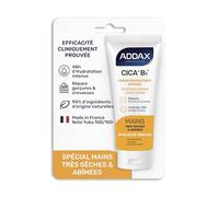 ADDAX CICA + B5 CREME REPARATRICE MAINS 50 ML - Crème Mains Réparatrice Intense - Peaux Sèches, Irritées ou Abîmées - Cicatrise, Nourrit et Protège - Formule au Panthénol + Vitamine B5