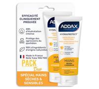 ADDAX HYDRAPROTECT® CREME ISOLANTE MAINS 100 ML - Protectrice - Hydratation 48h - Acide Hyaluronique, Vitamine F & Beurre de Karité - Peaux Sèches Sensibles - Made in France (2)