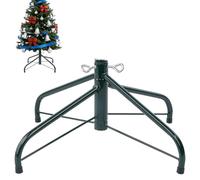 AddGrace Support de sapin de Noël pliable en métal pour poteau de 2,2 cm pour décoration de la maison (43,2 cm) - Vert