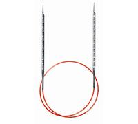 Addi AddiNovel Aiguille circulaire carrée 150 cm x 4 mm, métal, 150 cm 4 mm