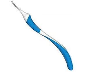 Addi Addiswing Maxi Crochet, Jaune, 24 x 6 x 3 cm, Plastique, Bleu, 24 x 6 x 3 cm