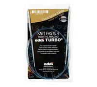 Addi Aiguille à Tricoter Circulaire 50cm 3,5 mm Pointe en Laiton and Corde d'or