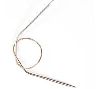 Addi Ad1057030-3.50 Aiguilles À Tricoter Circulaires, 30 cm Longueur x 3,50 mm D'Épaisseur, Argent