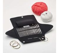 addi aiguilles circulaires set base addi click 8 paires d'aiguilles 3 fils cordes Tricot numéro laine turbo basic tip set