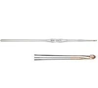 Addi Aiguilles en Acier Fin Crochet, Métal, Silver, 0.6 mm