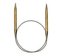 Addi Bois d'olivier Aiguilles circulaires Longueur 80 cm Épaisseur 4, 50 mm Aiguille, Marron, 19,5 x 10 x 0,4 cm
