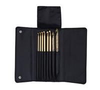 Addi Click Ensemble De Crochets Afghan/Tunisien 3,5-8mm - 8 Tailles Marron