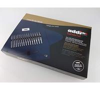 Addi Click Novel Lot de 8 Embouts Courts en Dentelle 5 Cordons 1 connecteur, Métal, Bleu, Or, Rouge, Oine Size