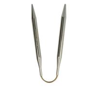 Addi CraSyTrio Aiguilles Circulaires 26 cm 8.00 mm en Or et Argent