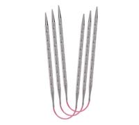 Addi Aiguilles à tricoter CraSyTrio Long 30 cm 2,00 mm Argent