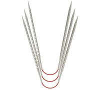 Addi CrasyTrio Novel Long 4 mm, Métal, Silver, 4mm (UK 8 / US 6)
