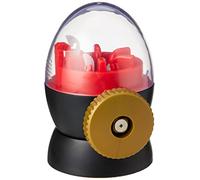 Addi Egg Spool Knitter, Plastique, Red/Gold/Black, mit 6 Nadeln