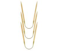 Addi GS56120306 CraSyTrio Bamboo Long Aiguilles à tricoter Bambou Beige