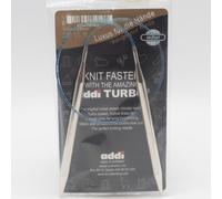 Addi Tricotage Aiguille Turbo Circulaire Skacel Exclusif Bleu Cordon 61cm US 11