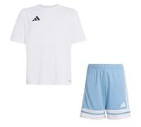 Addias Squadra 25 Ensemble de vêtements de sport pour enfant Blanc/bleu clair