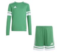 Addias Squadra Ensemble de vêtements de sport à manches longues pour enfant Vert/blanc 25 g/164