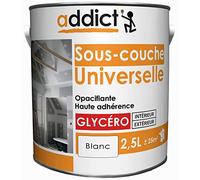 ADDICT 3661521115054 sous Couche solvanté pénétrante, opacifiante, durcissante et Isolante, Impression Universelle Peinture, Blanc