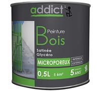 ADDICT PEINTURE BOIS 0.5 L gris anthracite