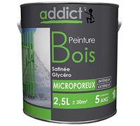 ADDICT PEINTURE BOIS 2.5 L rouge basque