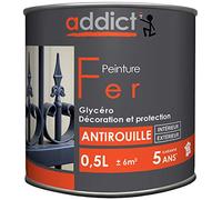 ADDICT PEINTURE FER 0.5 L rouge oxyde