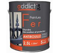 ADDICT PEINTURE FER 2.5 L blanc pur