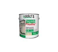 Addict - Peinture Mat pour façade à base de résine Pliolite 2,5 L - Ton pierre - ADD111926 - Addict