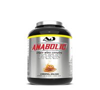 Addict sport nutrition - Anabolic triple whey - Protéine de lactosérum concentrée, isolée et hydrolysée - Protéine pure - BCAA - Glutamine - Croissance musculaire et récupération - 2kg -Salted caramel