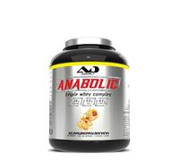 Addict sport nutrition - Anabolic whey - Protéine de lactosérum concentrée, isolée et hydrolysée - Protéine pure - BCAA - Glutamine - Croissance musculaire et récupération - 2kg - Fraise