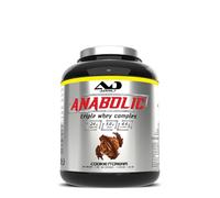Addict sport nutrition - Tri whey 80% Anabolic whey - Protéine de lactosérum concentrée, isolée et hydrolysée - Protéine pure - BCAA - Glutamine - Croissance musculaire et récupération - 2kg - Cookie