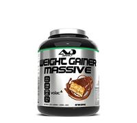 Addict sport nutrition - Weight gainer massive - Prise de masse musculaire avec protéine concentrée - Ultra calorique 1200 kcal par dose - 51g de protéine et 21g de BCAA - 2,5 kg - Goût snikers