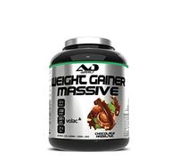 Addict sport nutrition - Weight gainer massive - Prise de masse musculaire avec protéine concentrée - Ultra calorique 1200 kcal par dose -51g de protéine et 21g de BCAA -2,5 kg -Goût chocolat-noisette