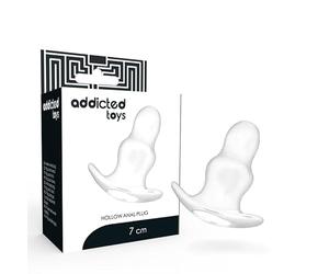 ADDICTED DILATADOR ANAL PEQUEÃ‘O 7 CM - TRANSPARENTE