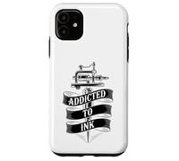 Addicted to Ink Tattoo Lover Machine à tatouer Vintage Cool Coque pour iPhone 11