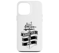 Addicted to Ink Tattoo Lover Machine à tatouer Vintage Cool Coque pour iPhone 13 Pro Max
