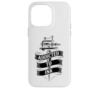 Addicted to Ink Tattoo Lover Machine à tatouer Vintage Cool Coque pour iPhone 14 Pro Max