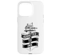Addicted to Ink Tattoo Lover Machine à tatouer Vintage Cool Coque pour iPhone 15 Pro Max