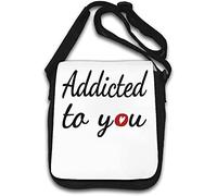 Addicted to You Sac à bandoulière Motif cœur Rouge