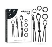 Addicted Toys - Flexibles Silikon-Cockring-Set 7-Teilig